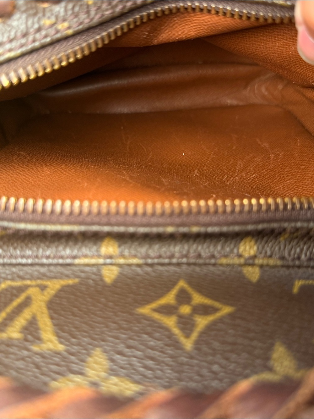 Louis Vuitton Vintage Boho Amazone Monogram Braided Trim Revamped AUTHENTIC - Picture 5 of 9
